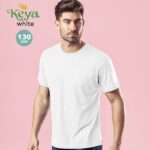 Camiseta Adulto Blanca ""keya"" MC130 - Imagen 4