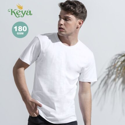 Camiseta Adulto Blanca ""keya"" MC180 - Imagen 4