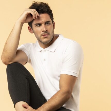 Polo Adulto Blanco ""keya"" MPS180 - Imagen 5