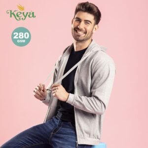 Sudadera Adulto Capucha + Cremallera ""keya"" SWZ280