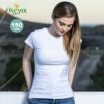Camiseta Mujer Blanca ""keya"" WCS150 - Imagen 3