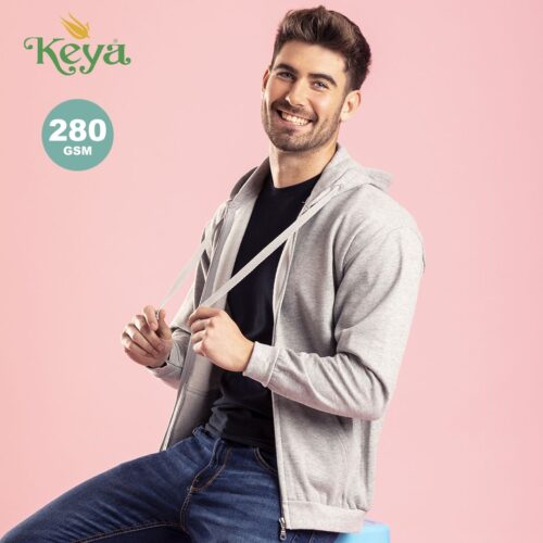 Sudadera Adulto Capucha + Cremallera ""keya"" SWZ280