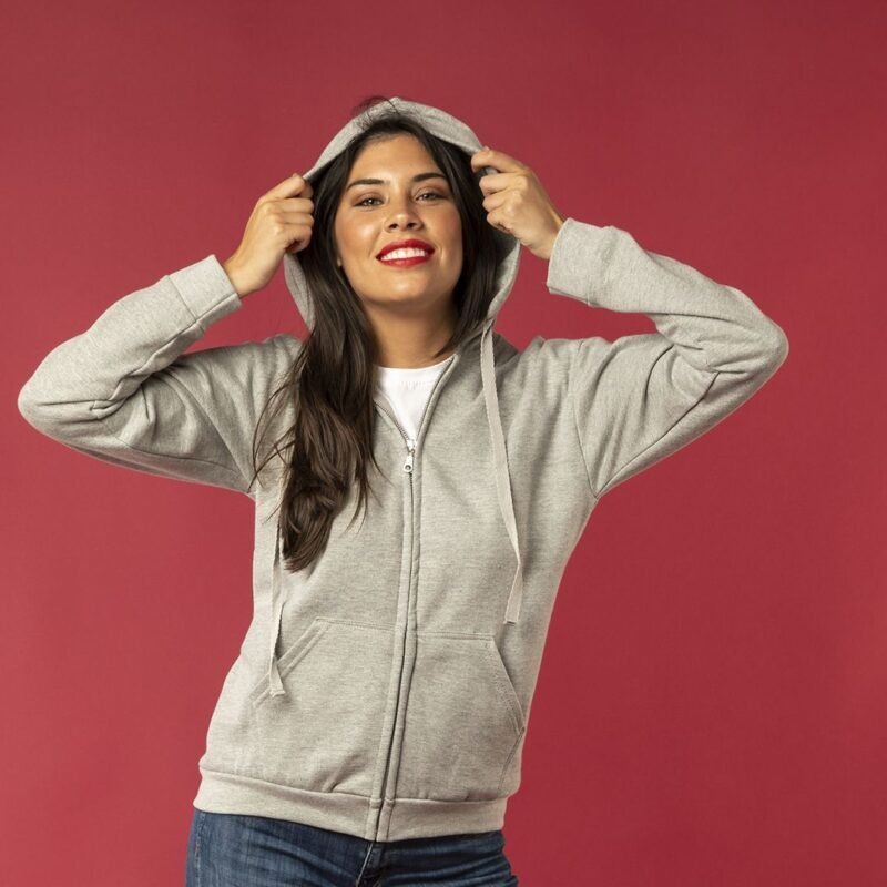 Sudadera Adulto Capucha + Cremallera ""keya"" SWZ280