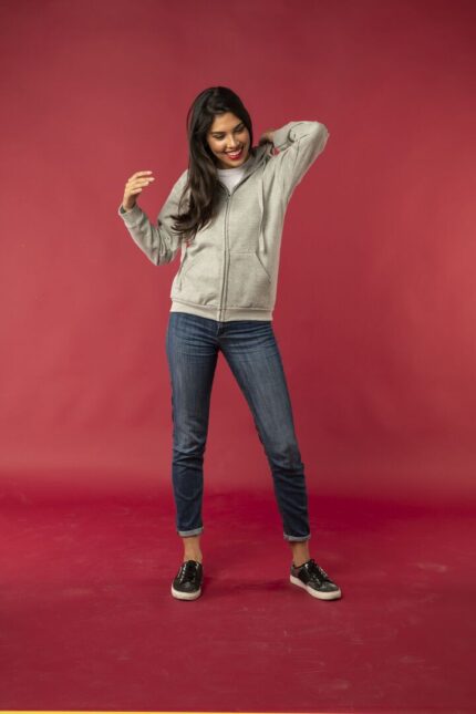 Sudadera Adulto Capucha + Cremallera ""keya"" SWZ280 - Imagen 5