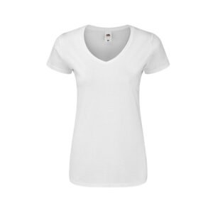 Camiseta Mujer Blanca Iconic V-Neck