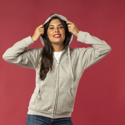 Sudadera Adulto Capucha + Cremallera ""keya"" SWZ280 - Imagen 18